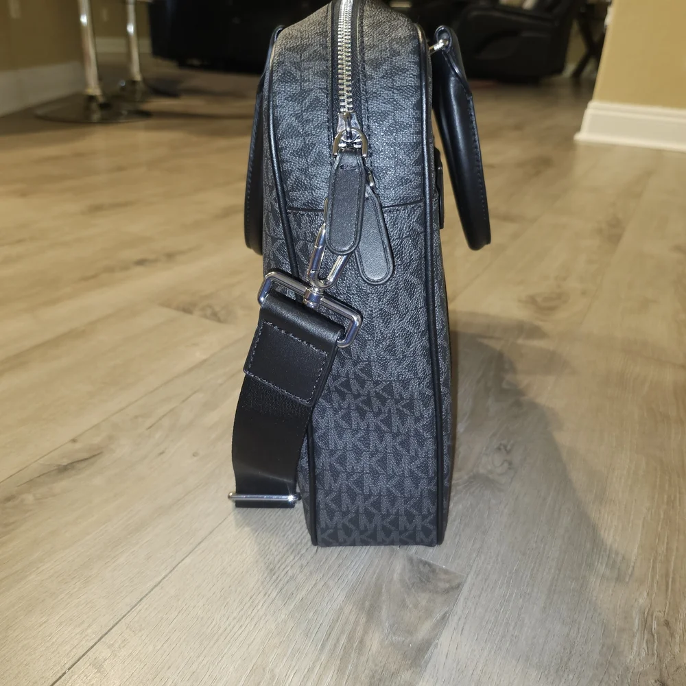 Michael Kors Graphite and Ebony Laptop Bag